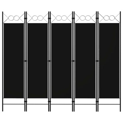 Biombo Divisor De 5 Paneles 200X180 Cm