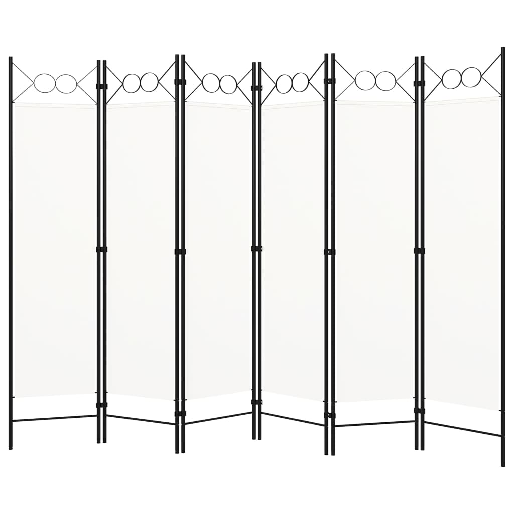 Biombo Divisor De 6 Paneles 240X180 Cm