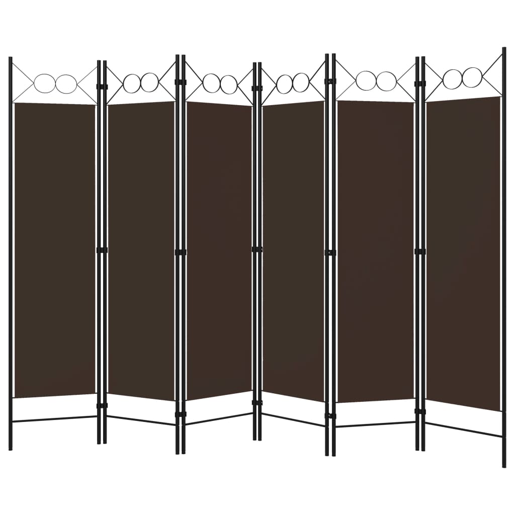 Biombo Divisor De 6 Paneles 240X180 Cm
