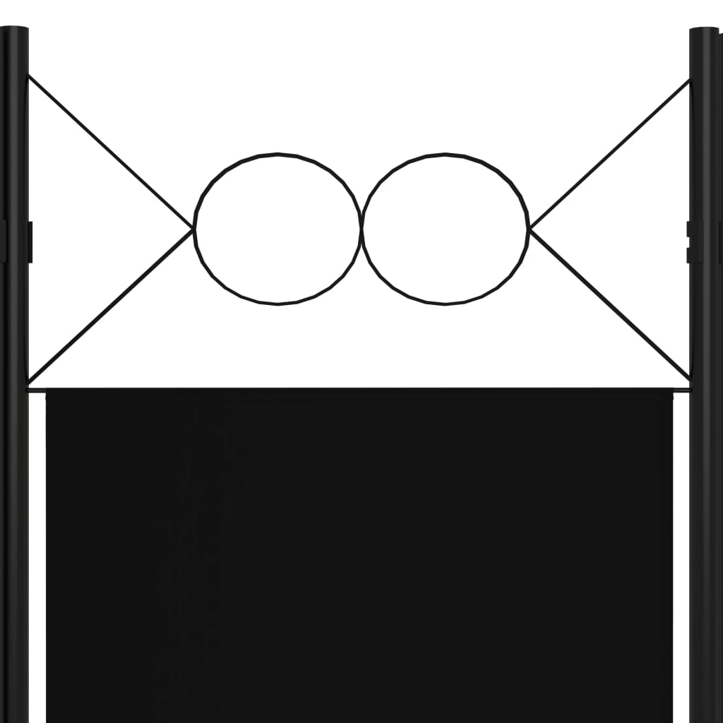 Biombo Divisor De 6 Paneles 240X180 Cm