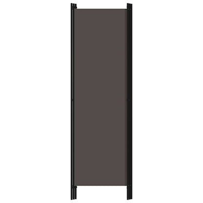 Biombo Divisor De 3 Paneles Gris 150X180 Cm