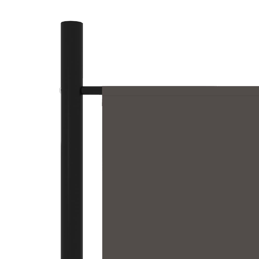 Biombo Divisor De 3 Paneles Gris 150X180 Cm
