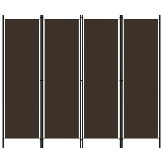 Biombo Divisor De 4 Paneles 200X180 Cm