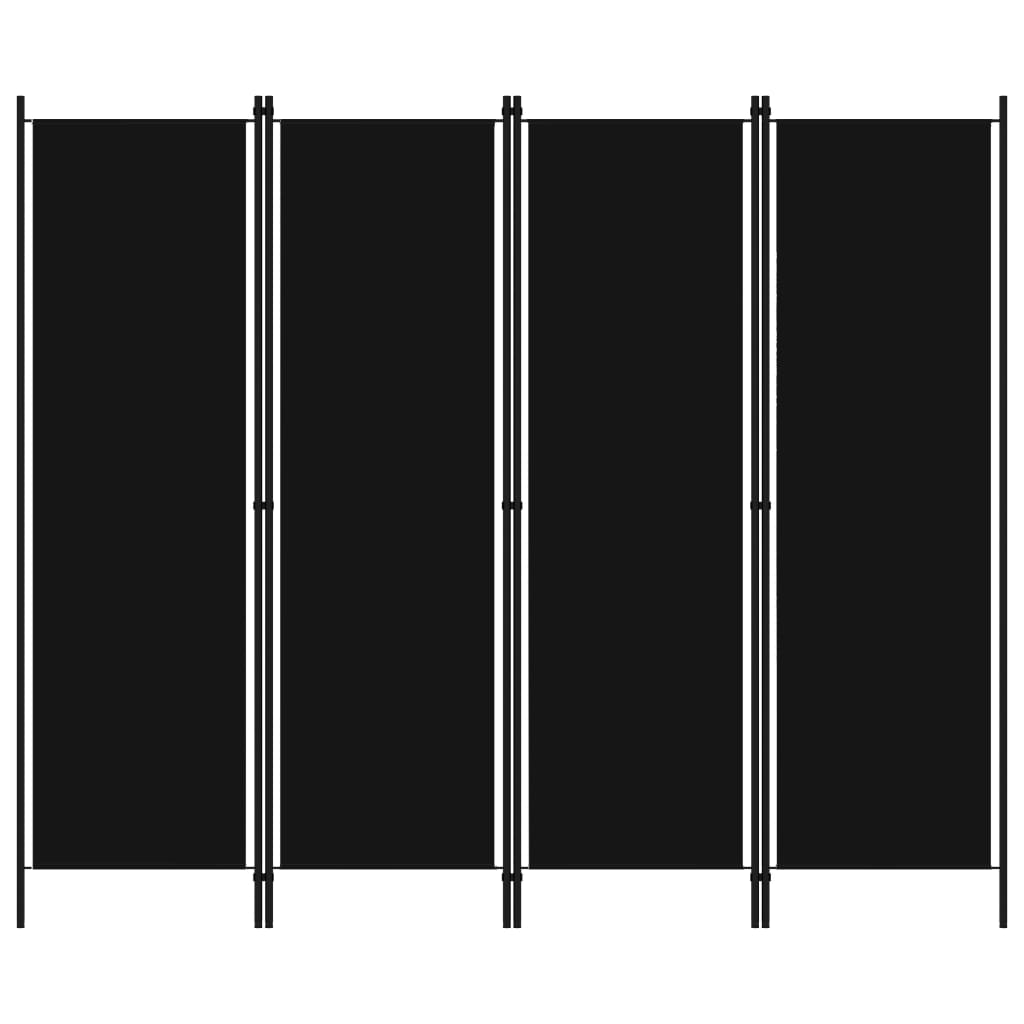 Biombo Divisor De 4 Paneles 200X180 Cm