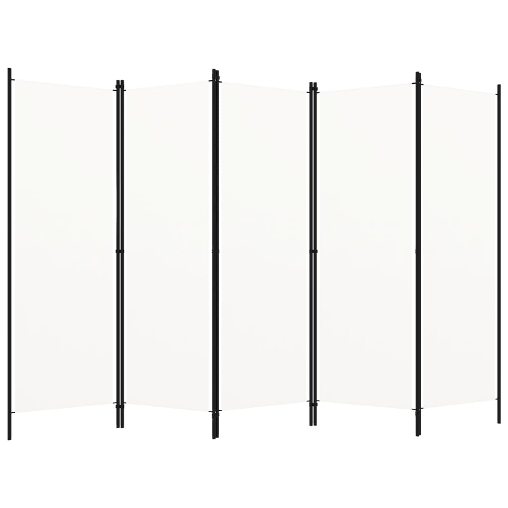 Biombo Divisor De 5 Paneles 250X180 Cm