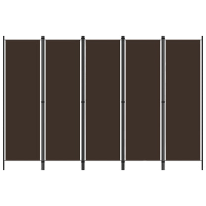 Biombo Divisor De 5 Paneles 250X180 Cm