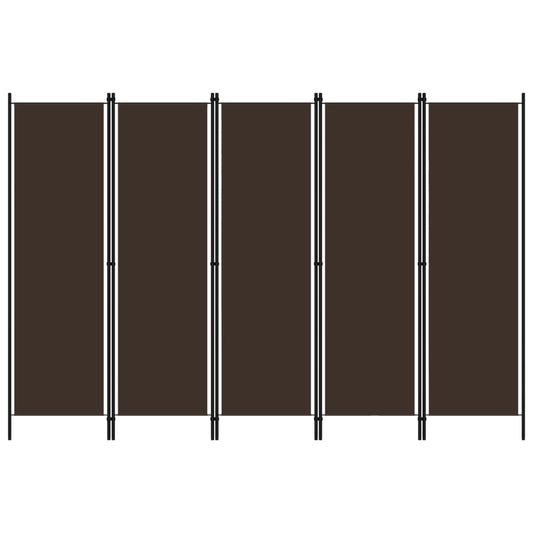 Biombo Divisor De 5 Paneles 250X180 Cm