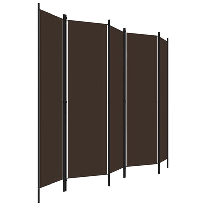 Biombo Divisor De 5 Paneles 250X180 Cm