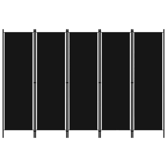 Biombo Divisor De 5 Paneles 250X180 Cm