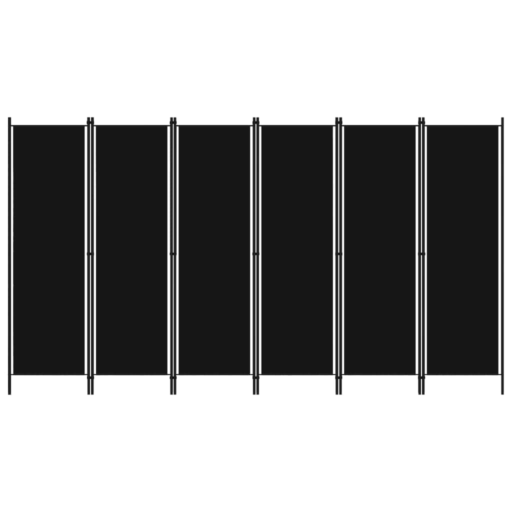 Biombo Divisor De 6 Paneles 300X180 Cm