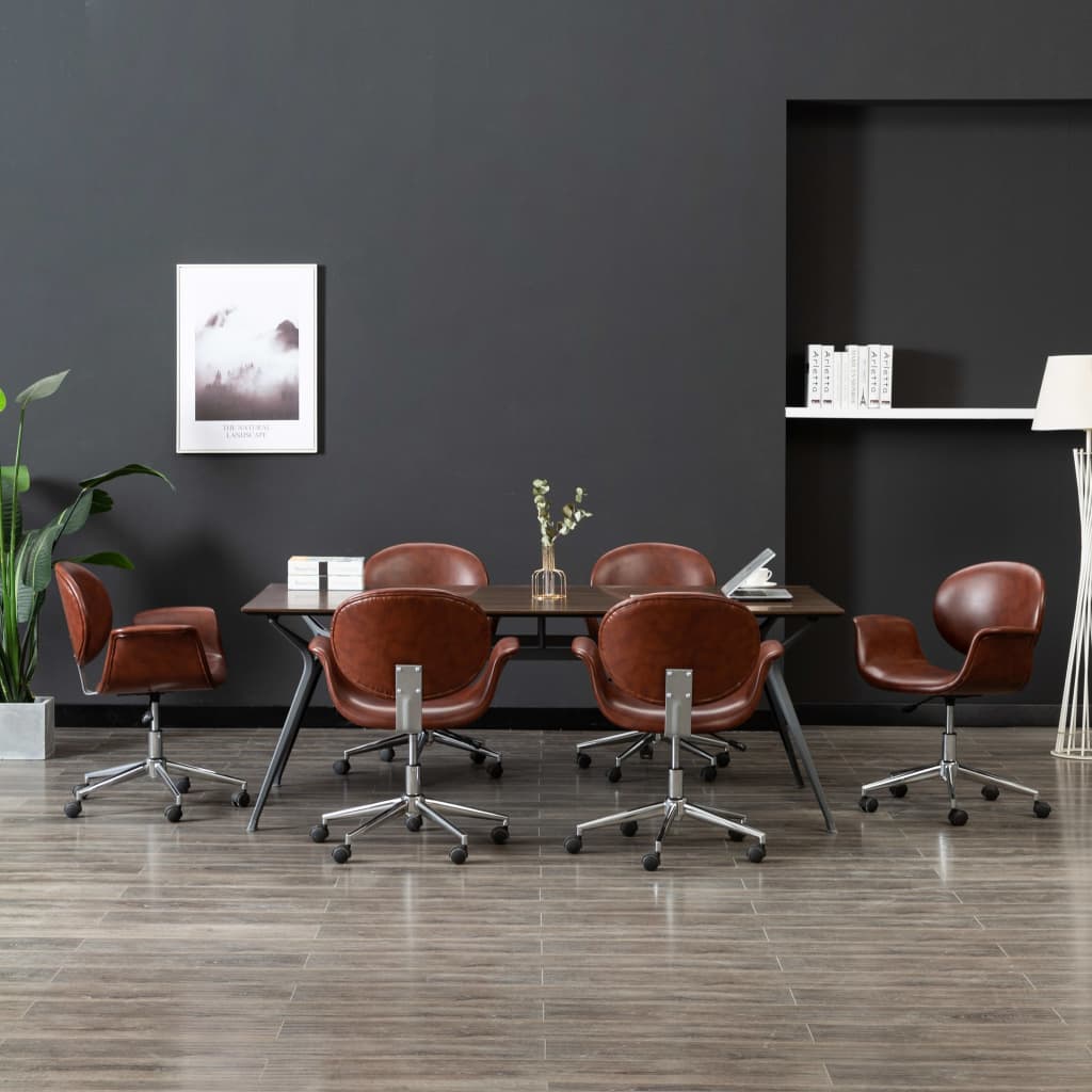 Sillas De Comedor Giratorias 4 Unidades Tela Color Gris Taupe