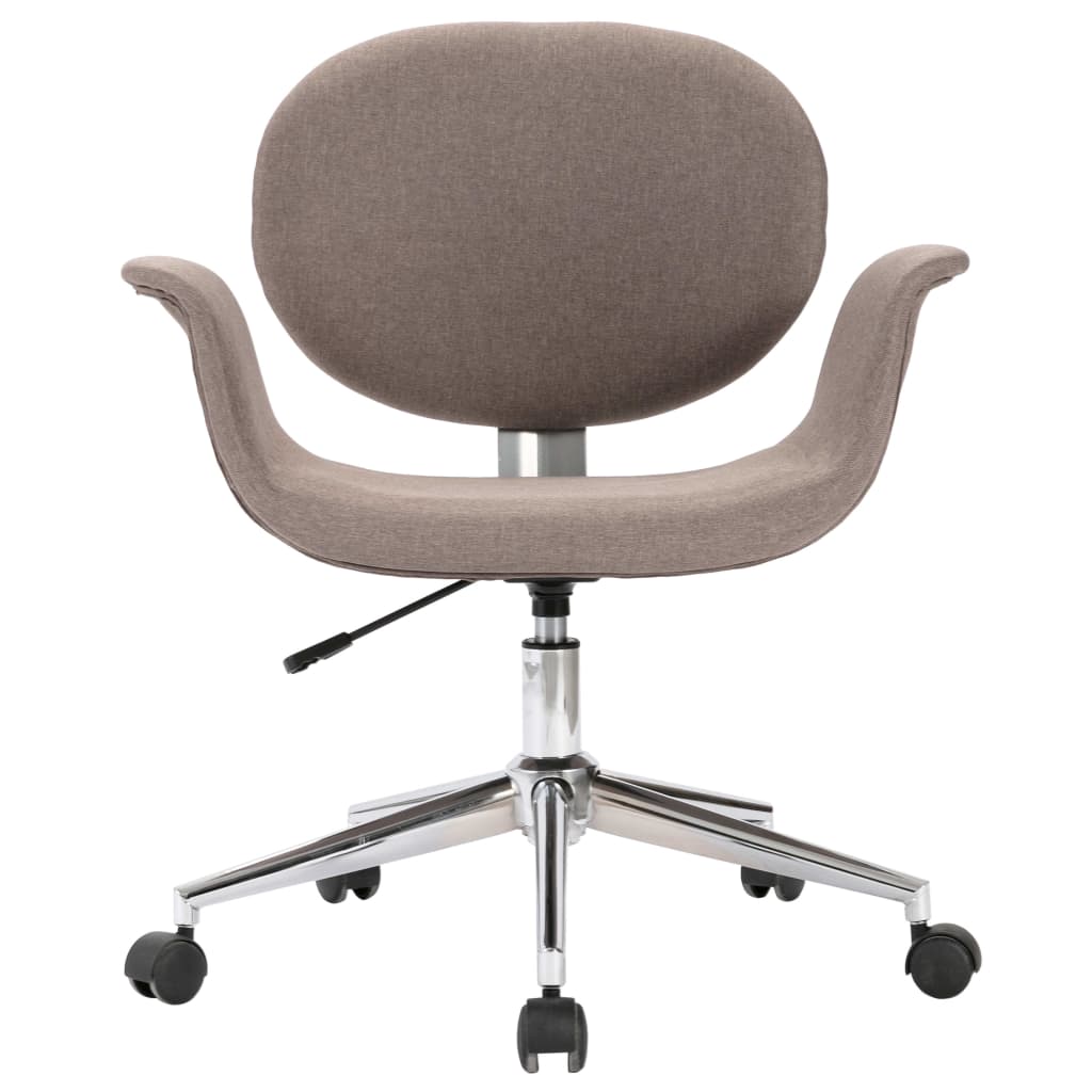 Sillas De Comedor Giratorias 4 Unidades Tela Color Gris Taupe
