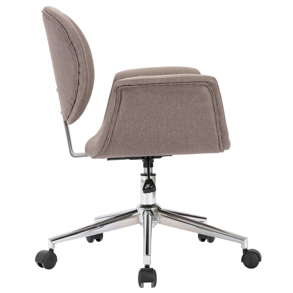 Sillas De Comedor Giratorias 4 Unidades Tela Color Gris Taupe