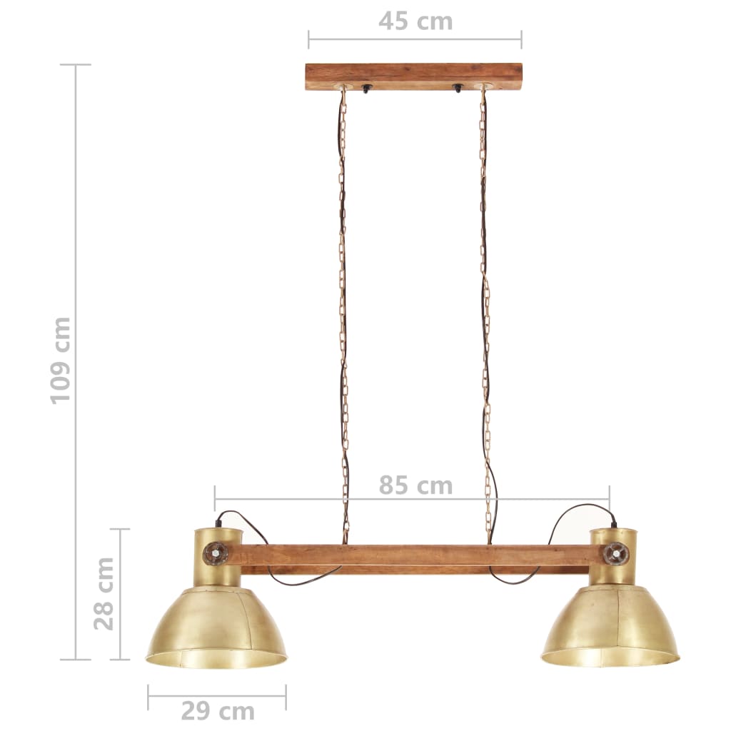 Lámpara Colgante Industrial 25 W 109 Cm E27
