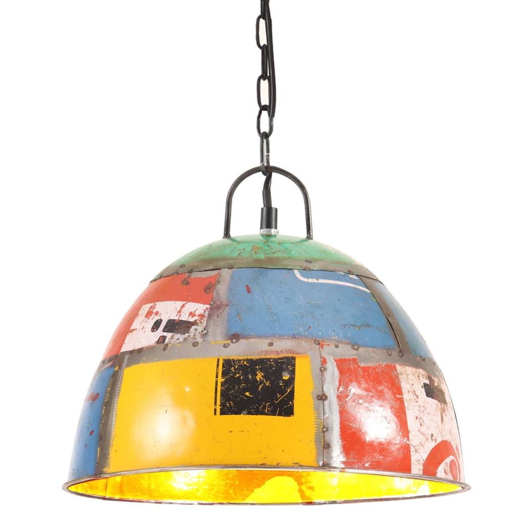 Lámpara Colgante Vintage Redonda 25 W Negra 41 Cm E27