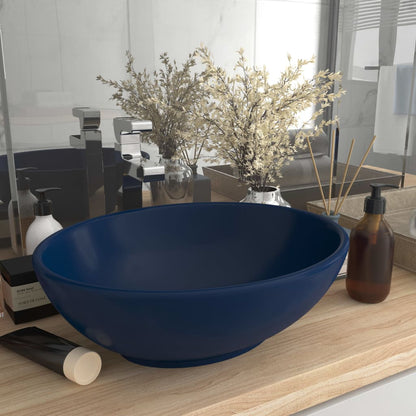 Lavabo De Lujo Ovalado Cerámica 40X33 Cm