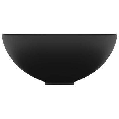 Lavabo De Lujo Redondo Cerámica 32,5X14 Cm