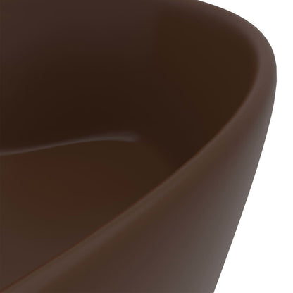 Lavabo Lujoso Y Rebosadero Cerámica 36X13 Cm