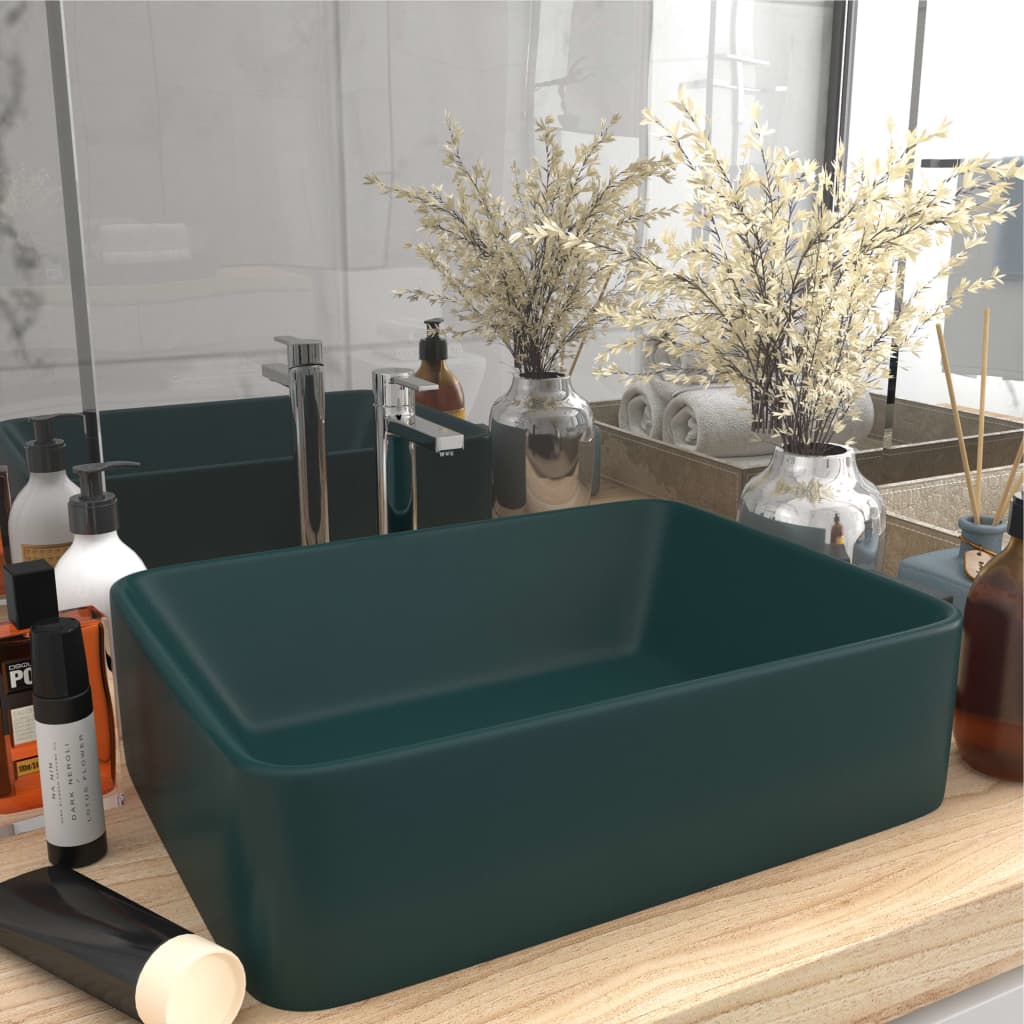 Lavabo De Lujo De Cerámica 41X30X12 Cm
