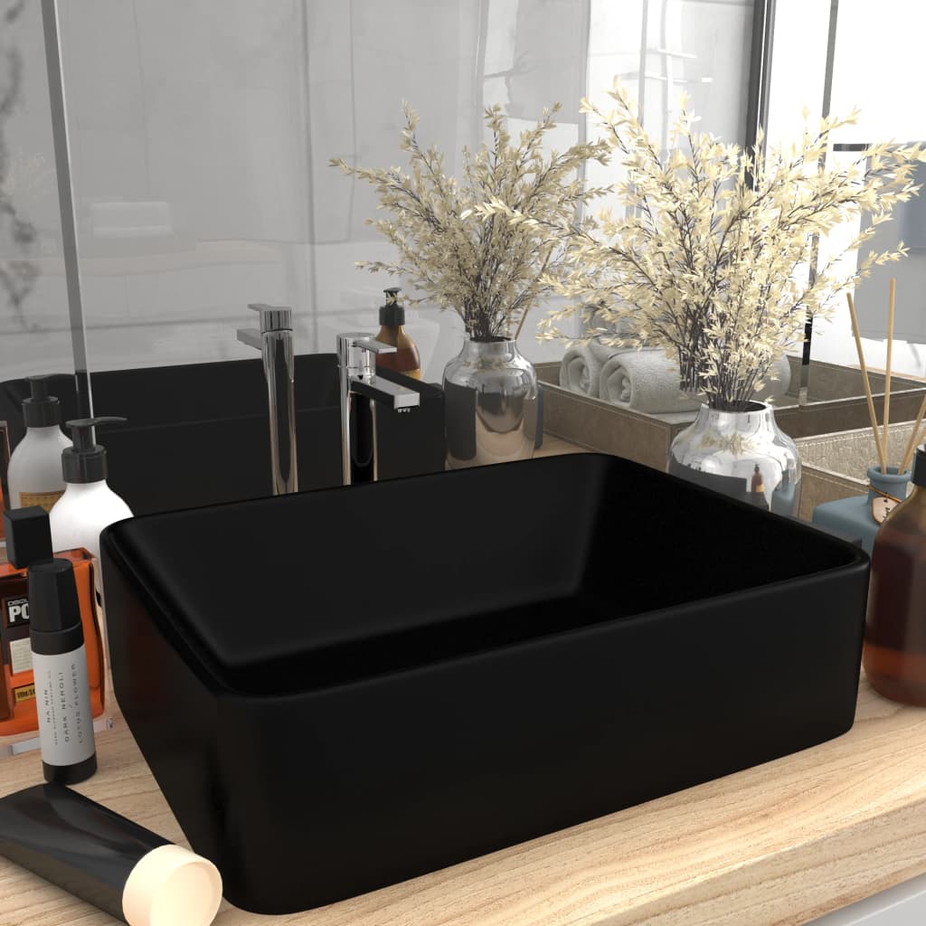 Lavabo De Lujo De Cerámica 41X30X12 Cm
