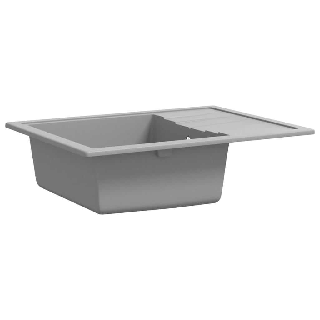 Fregadero De Cocina Con Rebosadero Ovalado Granito