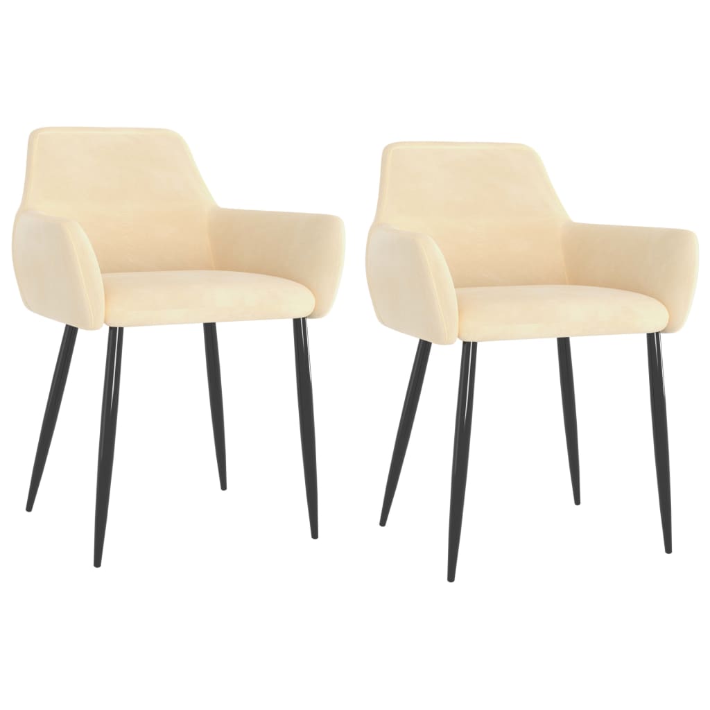 Sillas De Comedor 4 Unidades Terciopelo