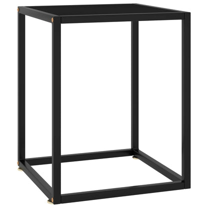 Mesa De Centro Negra Con Vidrio