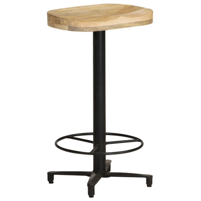 Taburetes De Cocina 2 Unidades Madera Maciza De Mango