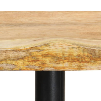 Taburetes De Cocina 2 Unidades Madera Maciza De Mango