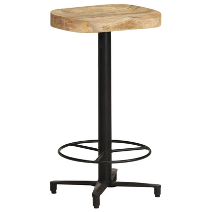 Taburetes De Cocina 2 Unidades Madera Maciza De Mango