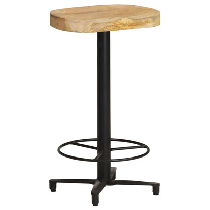 Taburetes De Cocina 2 Unidades Madera Maciza De Mango
