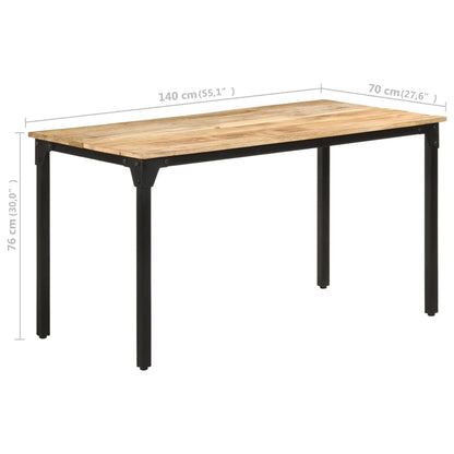 Mesa De Comedor Madera De Mango Rugosa