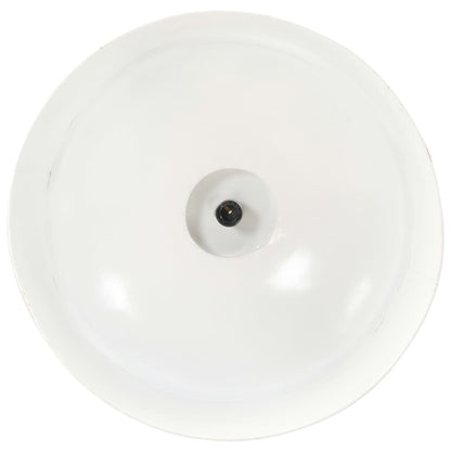 Lámpara Colgante Industrial 58 Cm Blanca E27