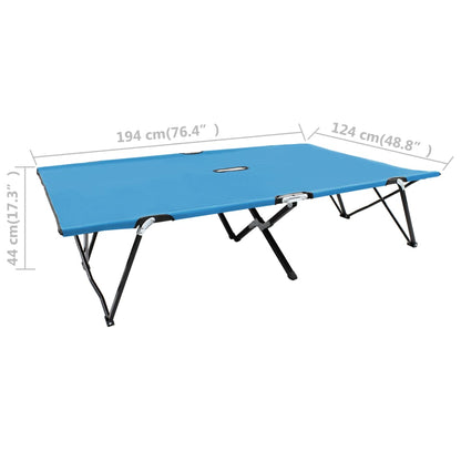 Tumbona Doble Plegable Acero