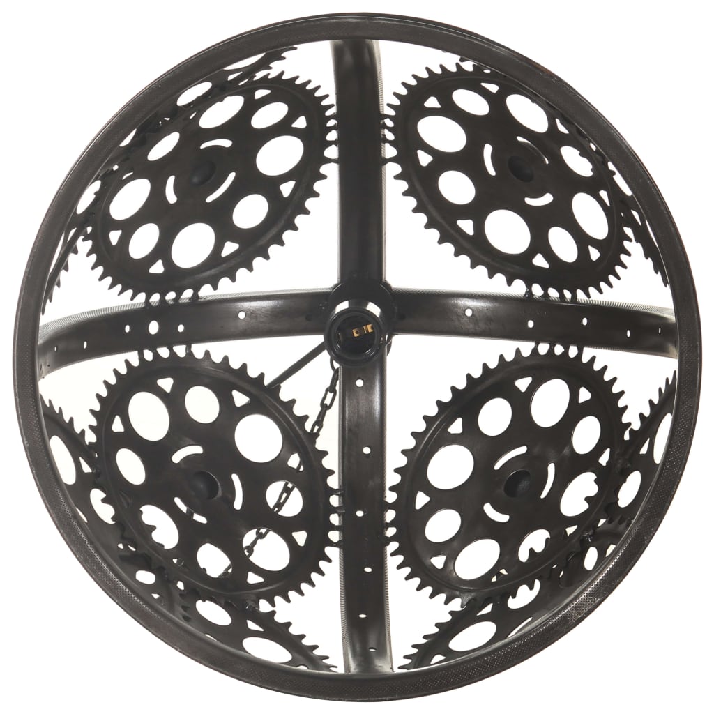 Lámpara De Techo Industrial Diseño De Rueda Dentada 45 Cm E27