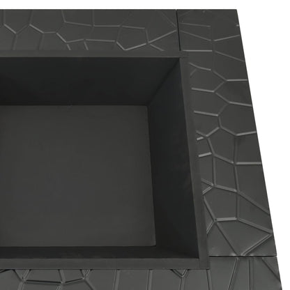 Brasero De Jardín Con Atizador Acero Xxl 81X81X47 Cm