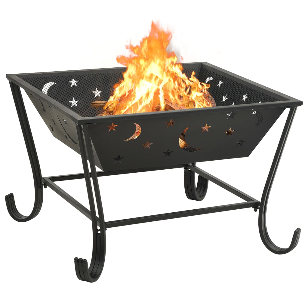 Brasero Con Atizador Acero Xxl 62 Cm