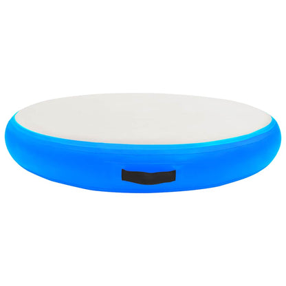 Esterilla Inflable De Gimnasia Y Bomba Pvc Azul