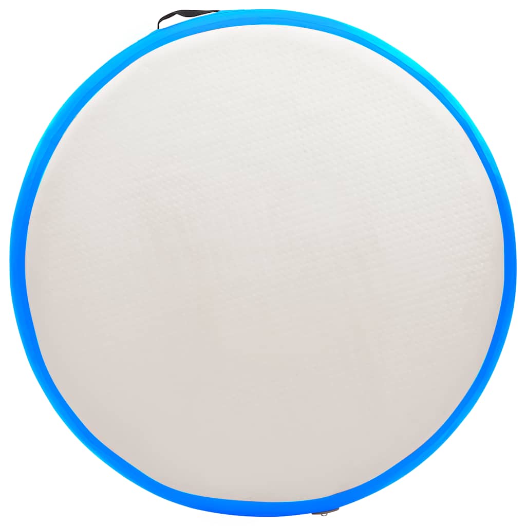 Esterilla Inflable De Gimnasia Y Bomba Pvc Azul