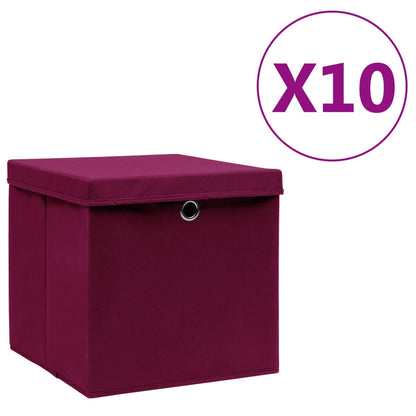 Cajas De Almacenaje 4 Uds Tela No Tejida 28X28X28 Cm