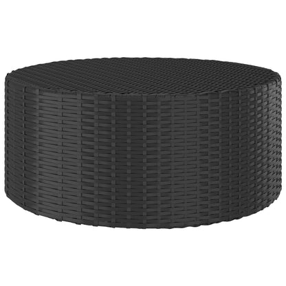 Mesa De Café Para Exterior Ø 68 X 30 Cm Ratán Sintético