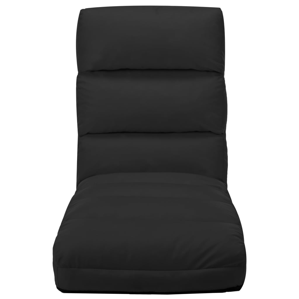 Tumbona De Suelo Plegable De Cuero Sintético