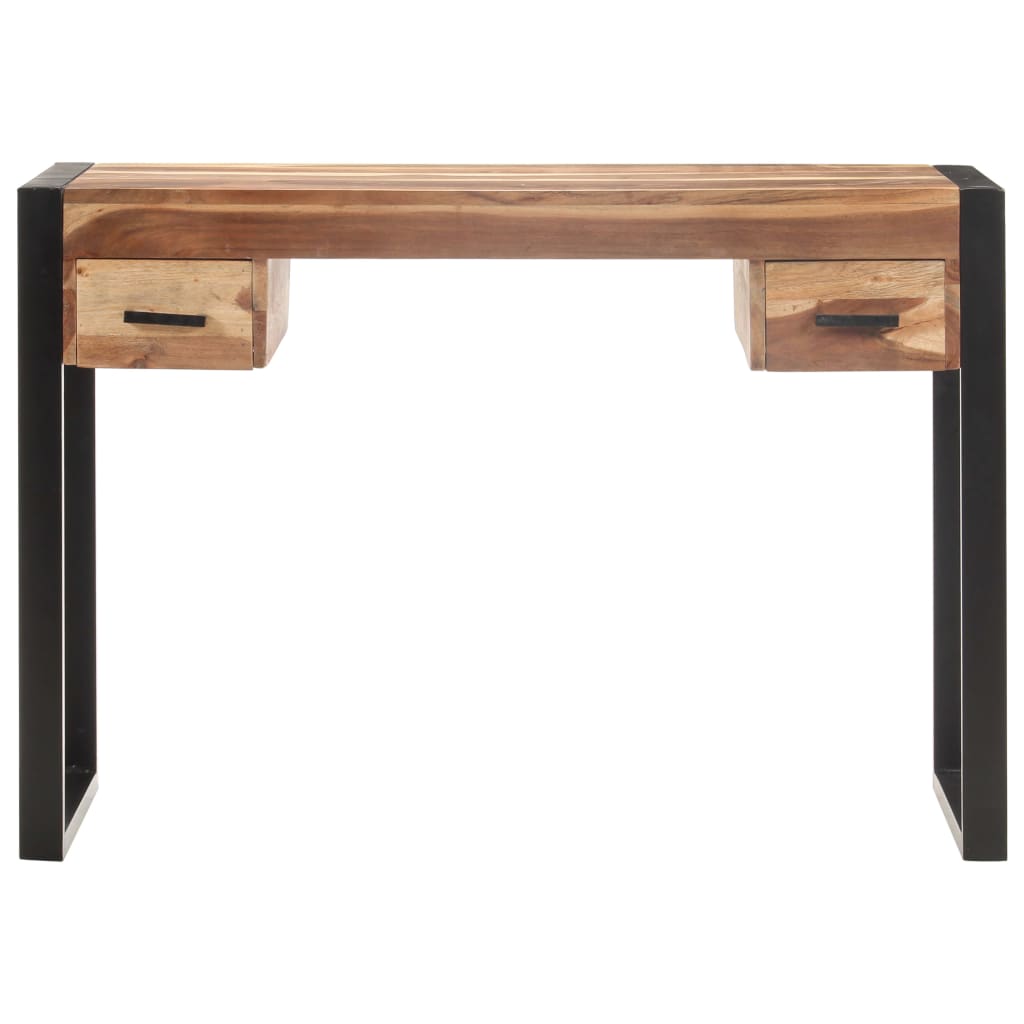 Escritorio De Madera Maciza 110X50X76 Cm
