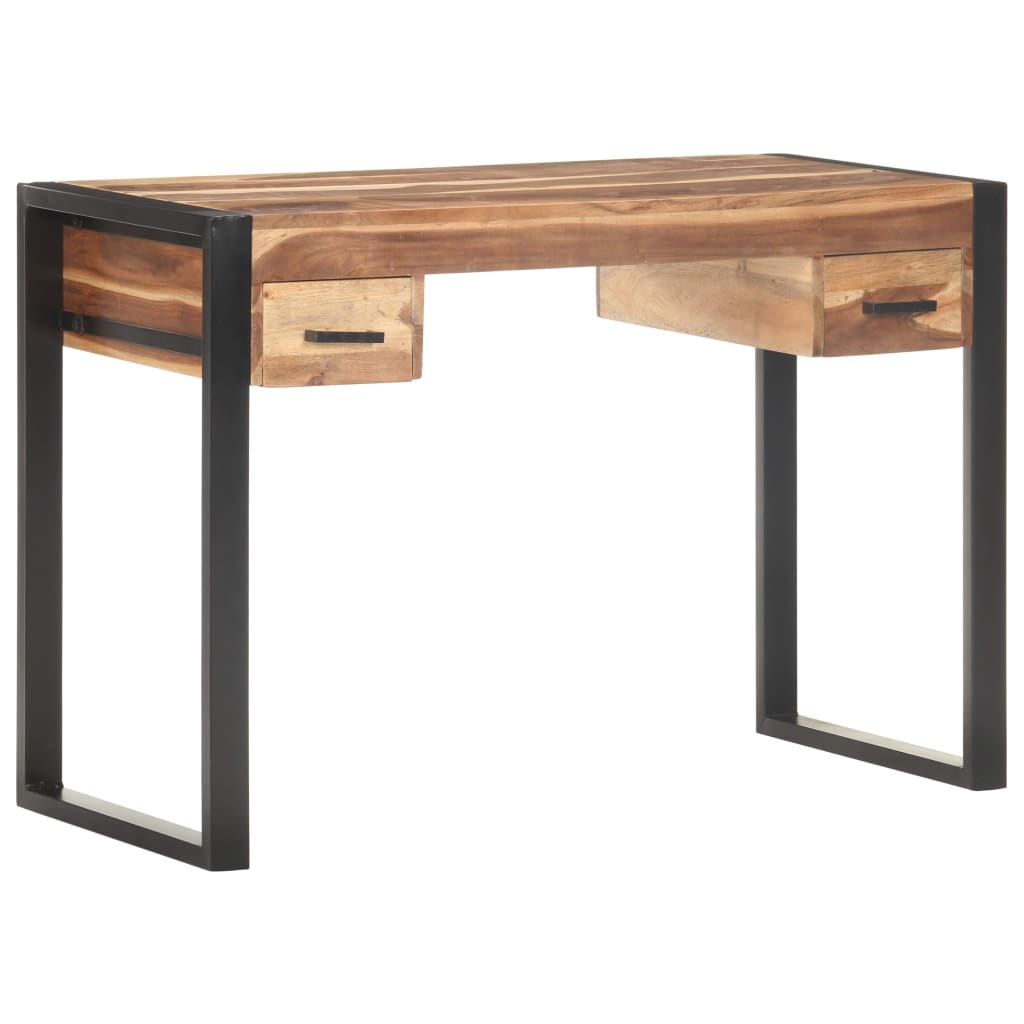 Escritorio De Madera Maciza 110X50X76 Cm