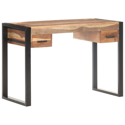 Escritorio De Madera Maciza 110X50X76 Cm