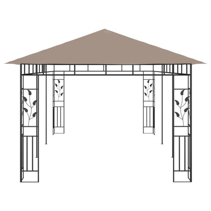 Cenador Con Mosquitera Gris Taupe 6X3X2,73 M 180 G/M²