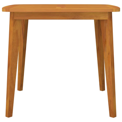 Mesa De Jardín Madera Maciza De Acacia