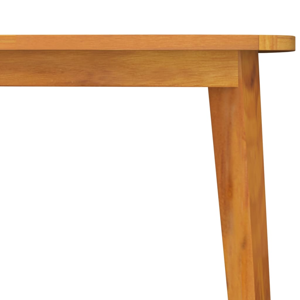 Mesa De Jardín Madera Maciza De Acacia