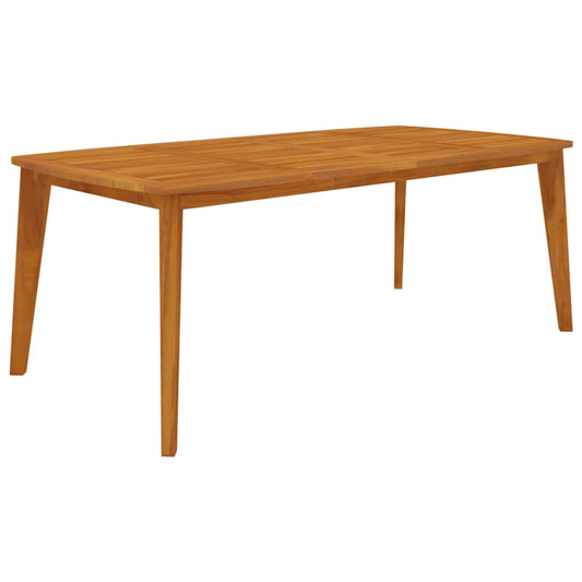 Mesa De Jardín Madera Maciza De Acacia