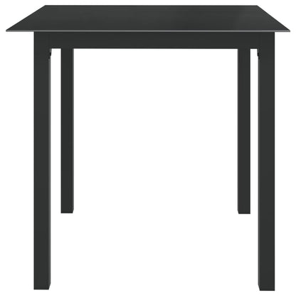 Mesa De Jardín De Aluminio Y Vidrio